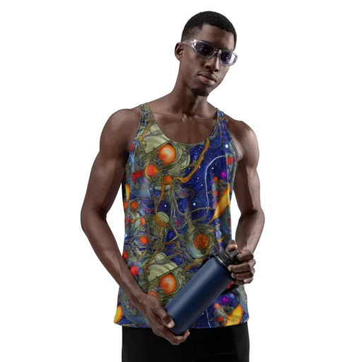 Astral Harvest on a Men's Tank Top
