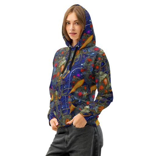 Astral Harvest on a Cotton Hoodie