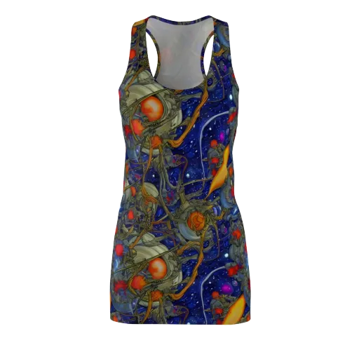 Astral Harvest on a Racerback Dress