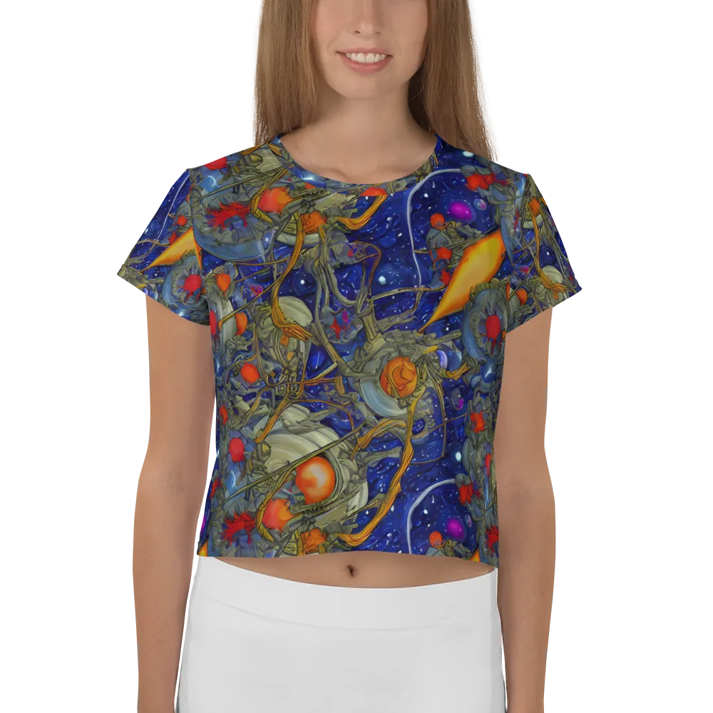 Astral Harvest on Crop Tee — Front