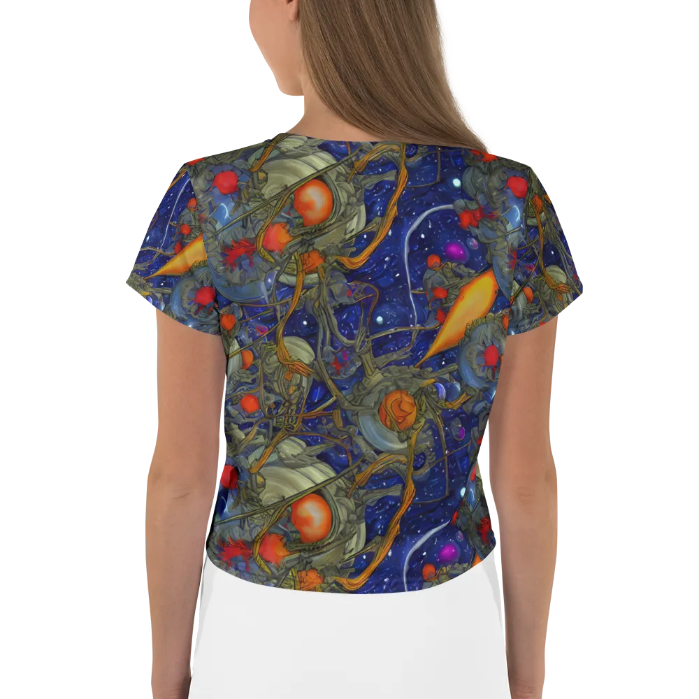 Astral Harvest on Crop Tee — Back
