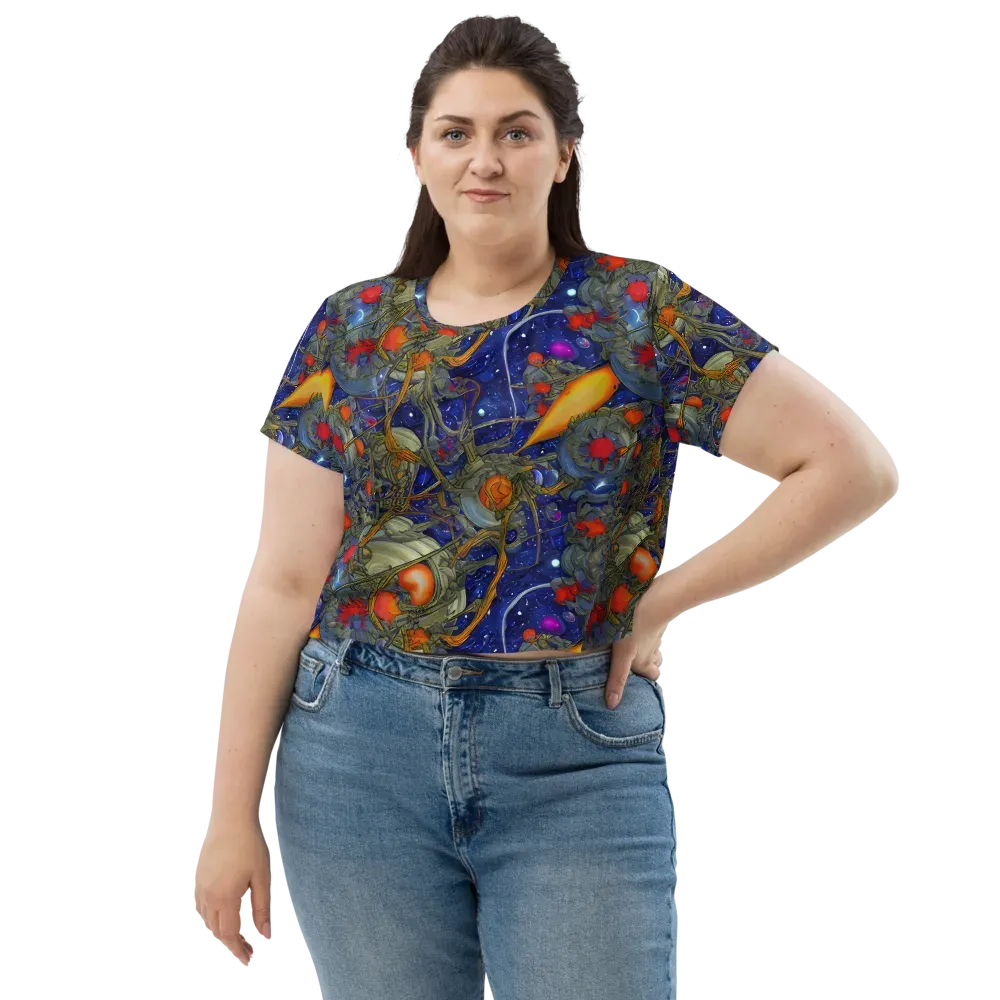 Astral Harvest on Crop Tee — Front