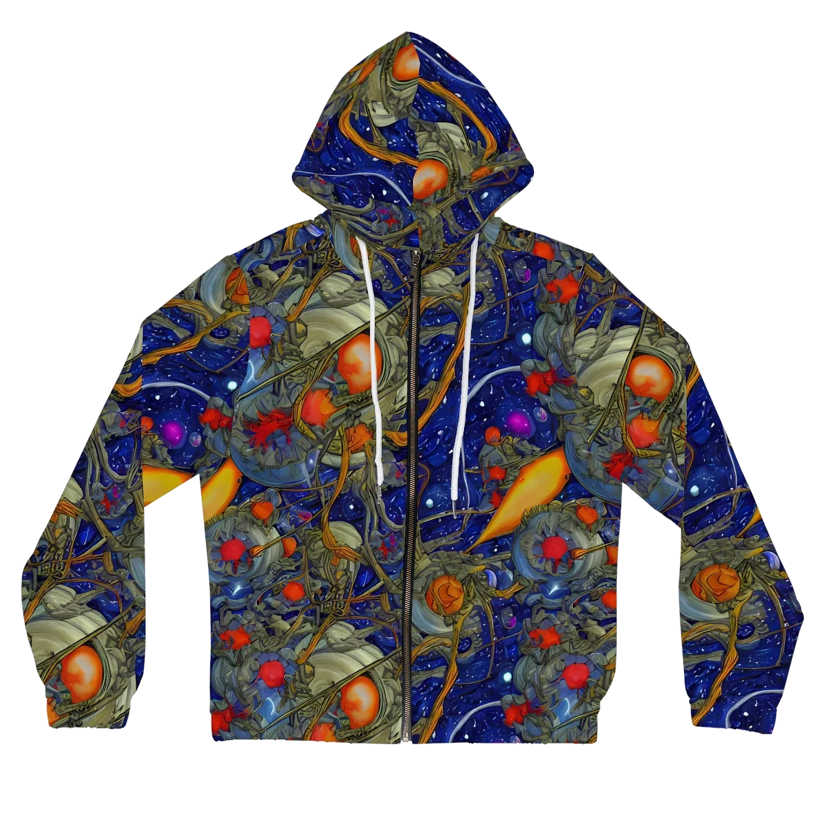 Astral Harvest on Women's Full-Zip Hoodie — Front