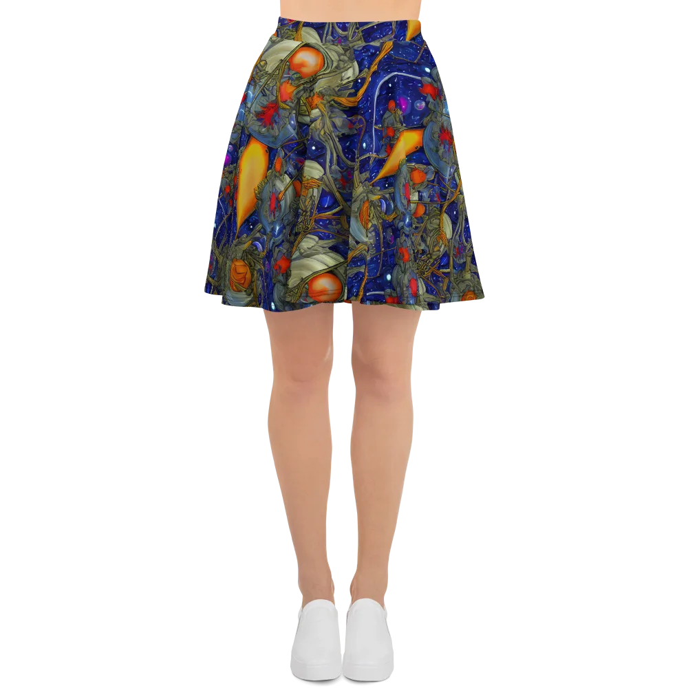 Astral Harvest on Skater Skirt — Front