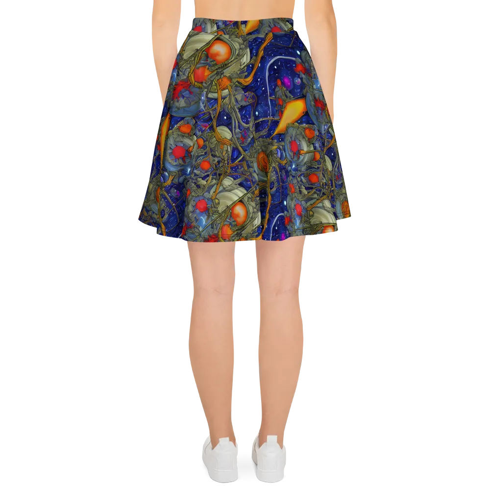 Astral Harvest on Skater Skirt — Back