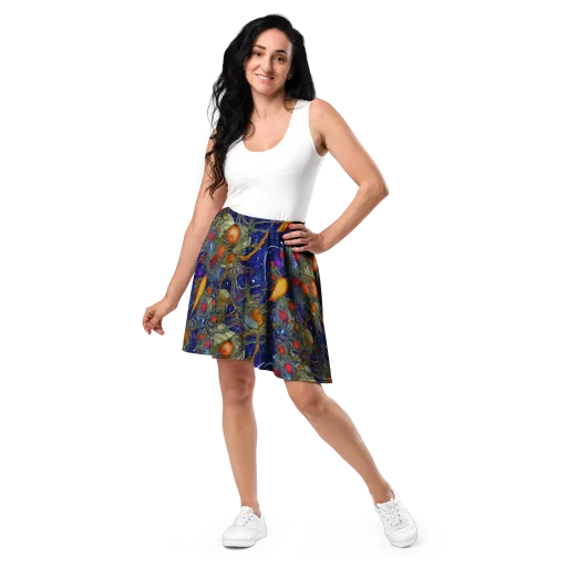 Astral Harvest on a Skater Skirt