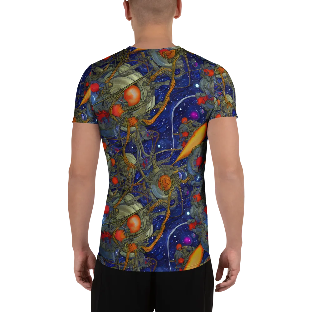 Astral Harvest on Men's Athletic T-Shirt — Back