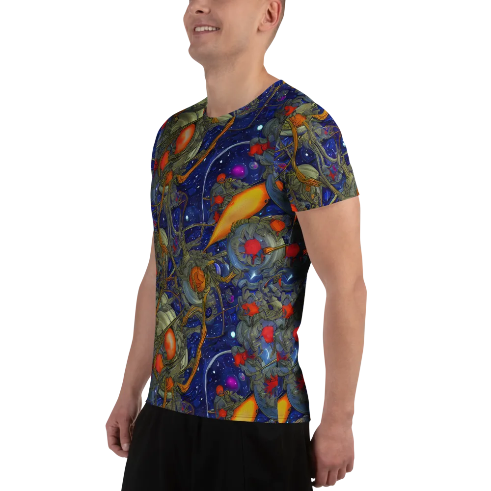 Astral Harvest on Men's Athletic T-Shirt — Left