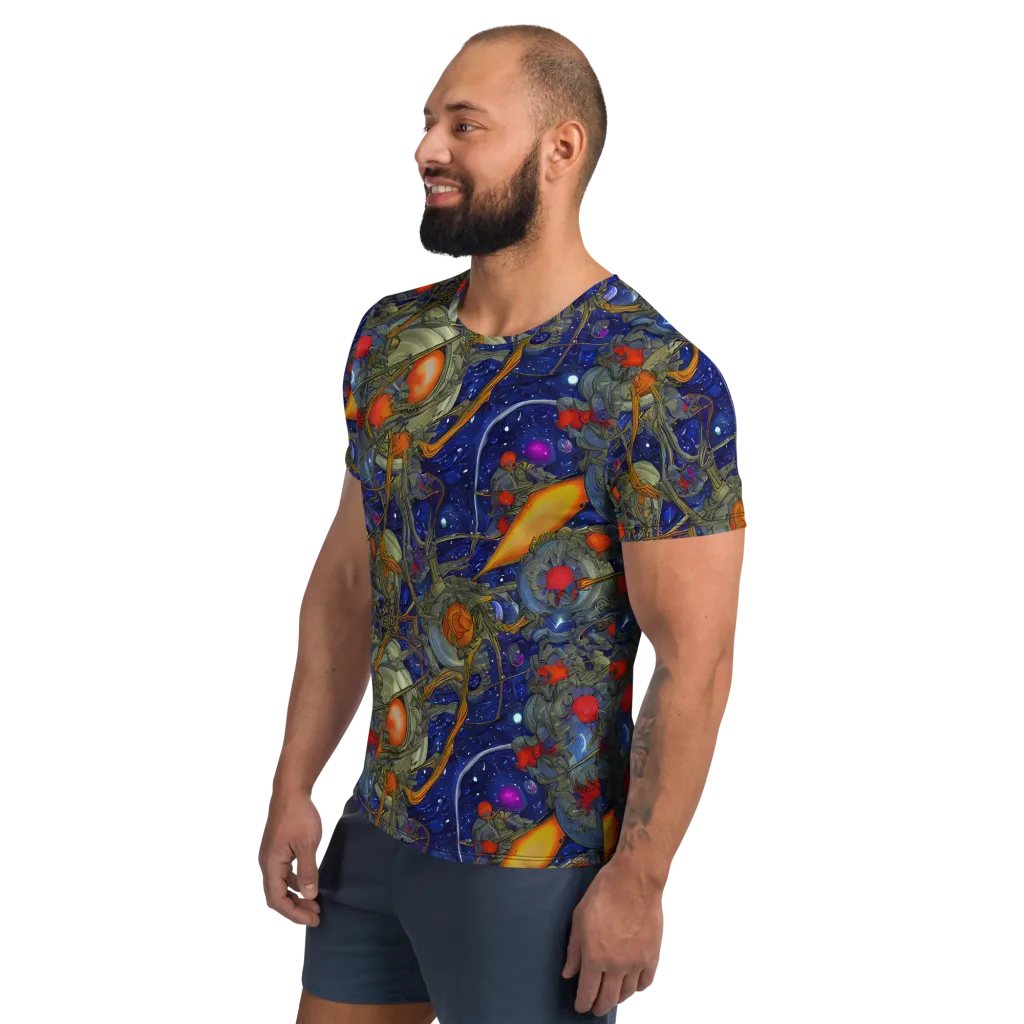 Astral Harvest on Men's Athletic T-Shirt — Left