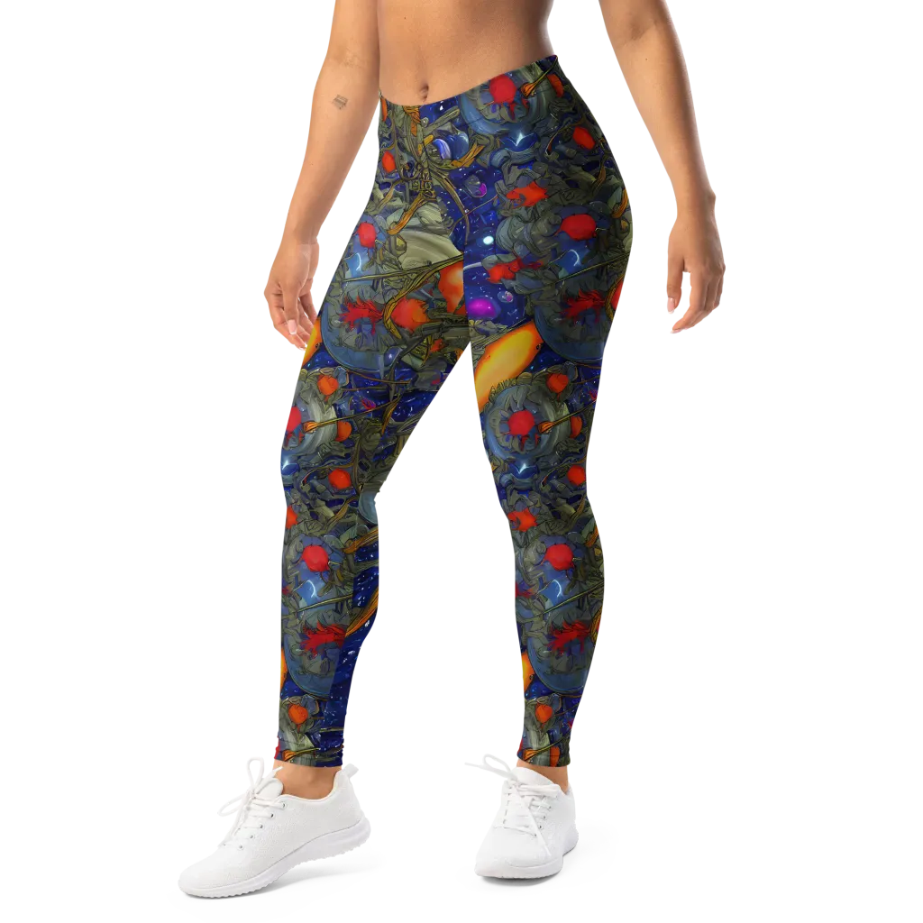 Astral Harvest on Leggings — Left Front