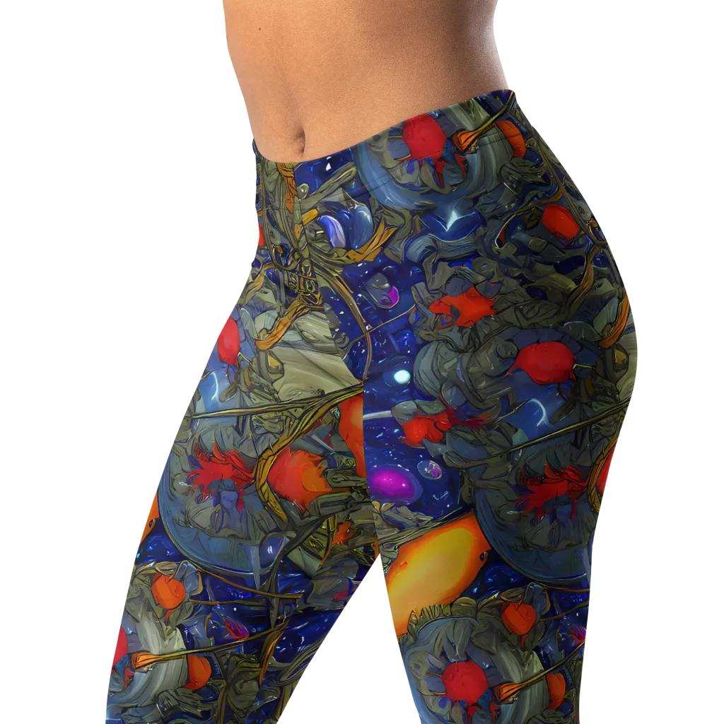 Astral Harvest on Leggings — Left Front