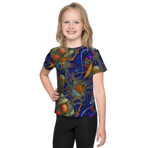 Astral Harvest on a Kids Crew Neck T-Shirt