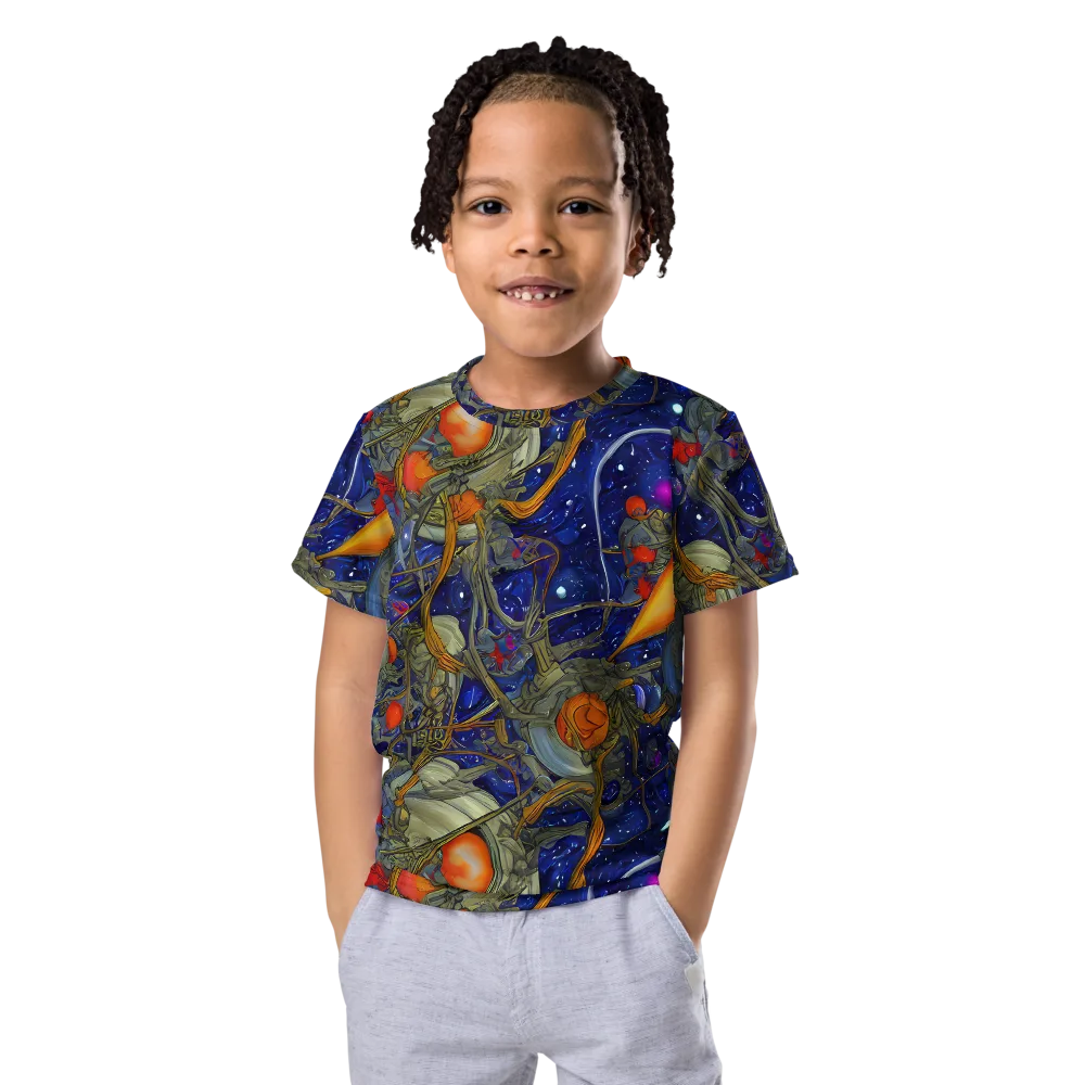 Astral Harvest on Kids Crew Neck T-Shirt — Front