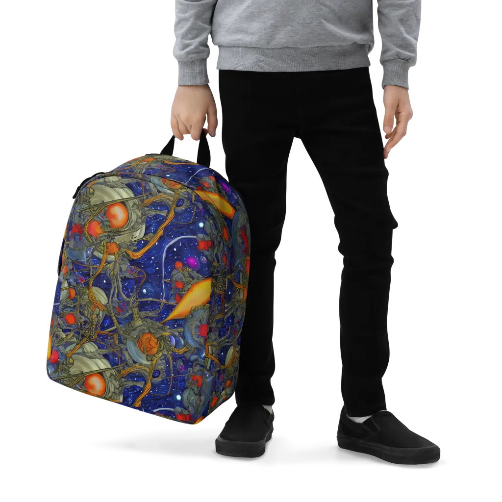 Astral Harvest on Minimalist Backpack — Zoomed-in