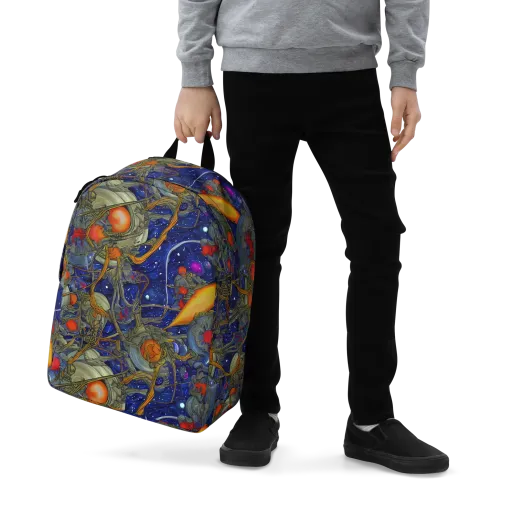 Astral Harvest on a Minimalist Backpack