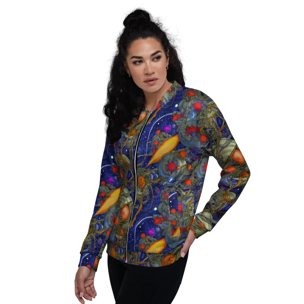 Astral Harvest on Bomber Jacket — Left