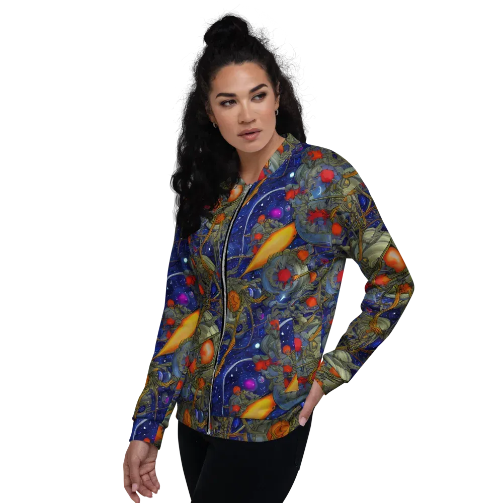 Astral Harvest on Bomber Jacket — Left