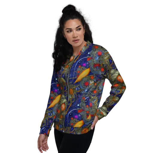Astral Harvest on a Bomber Jacket