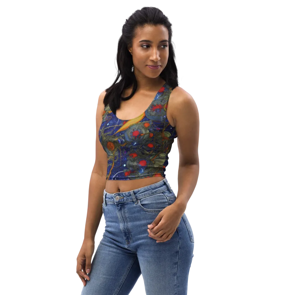 Astral Harvest on Crop Top — Left Front