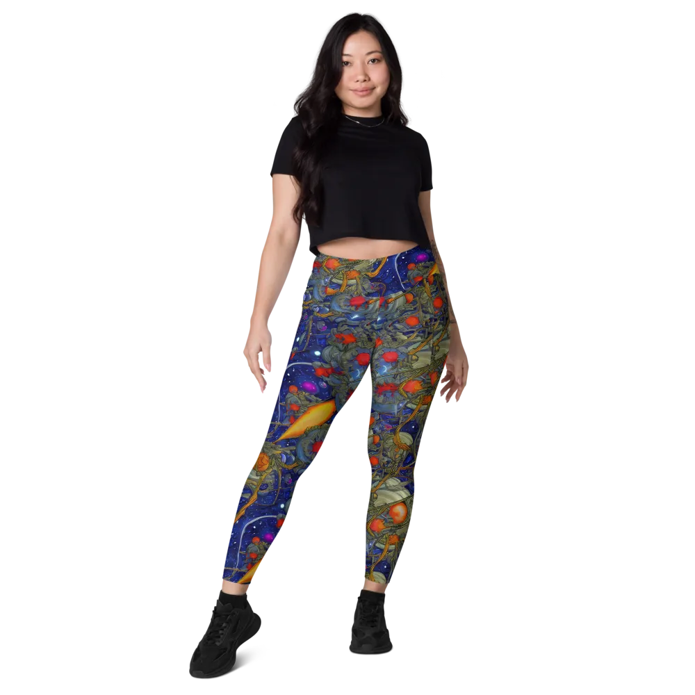 Astral Harvest on Leggings with Pockets — Front