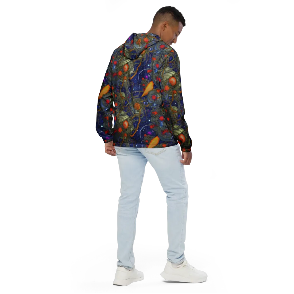 Astral Harvest on Men's Windbreaker — Back