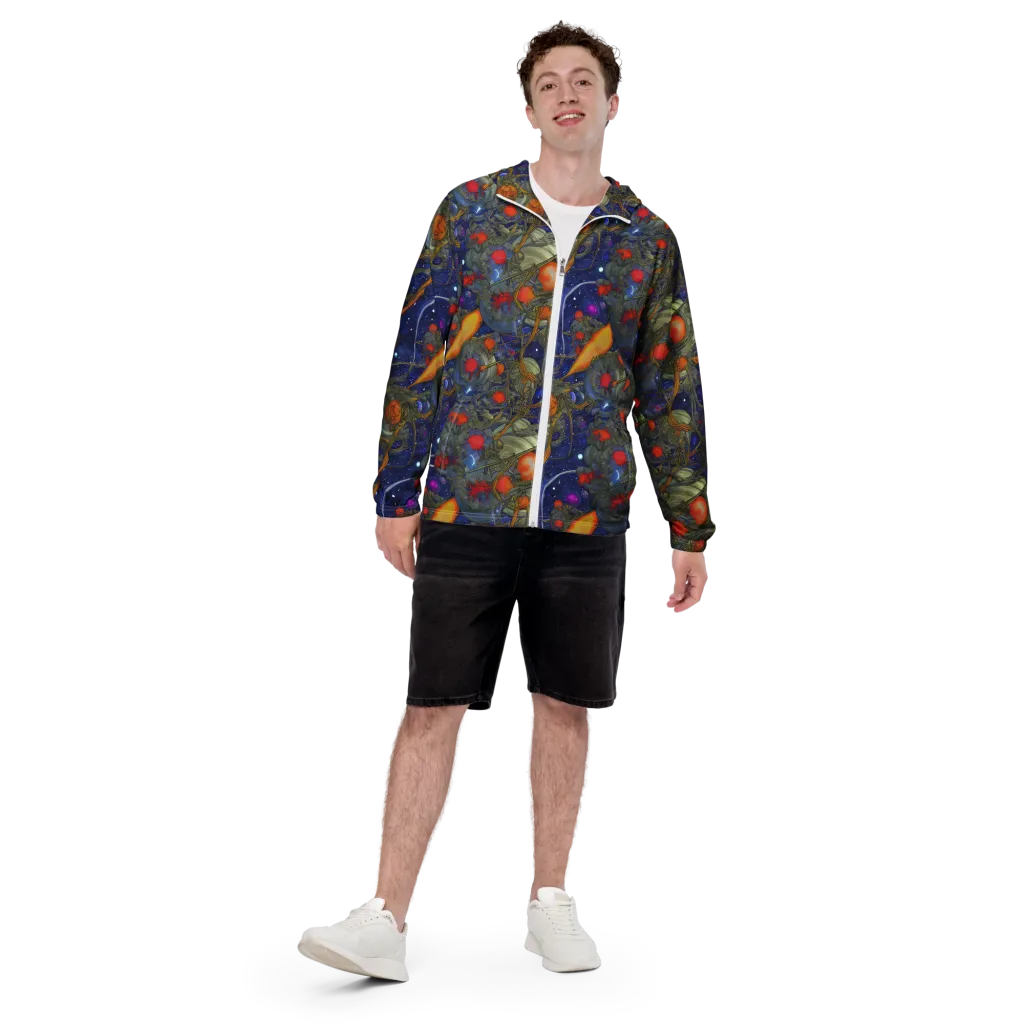 Astral Harvest on Men's Windbreaker — Front