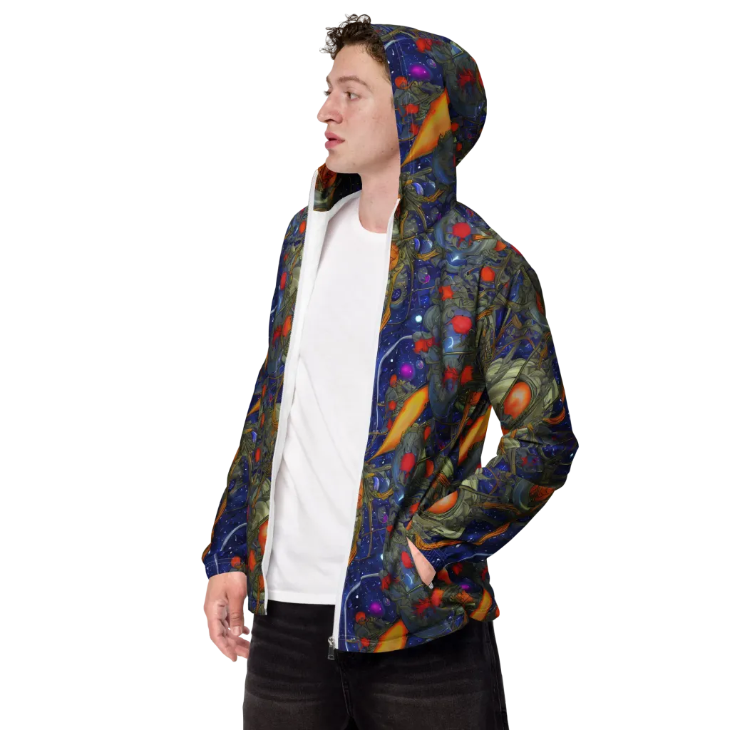 Astral Harvest on Men's Windbreaker — Left Front
