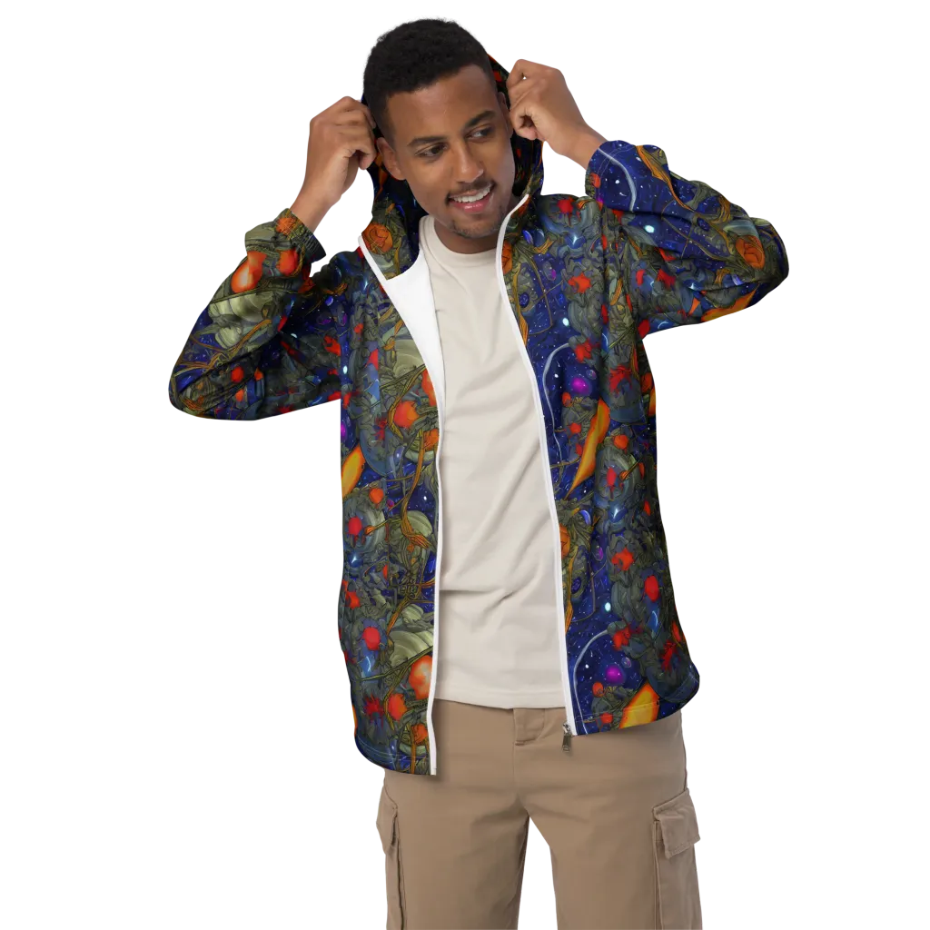 Astral Harvest on Men's Windbreaker — Front