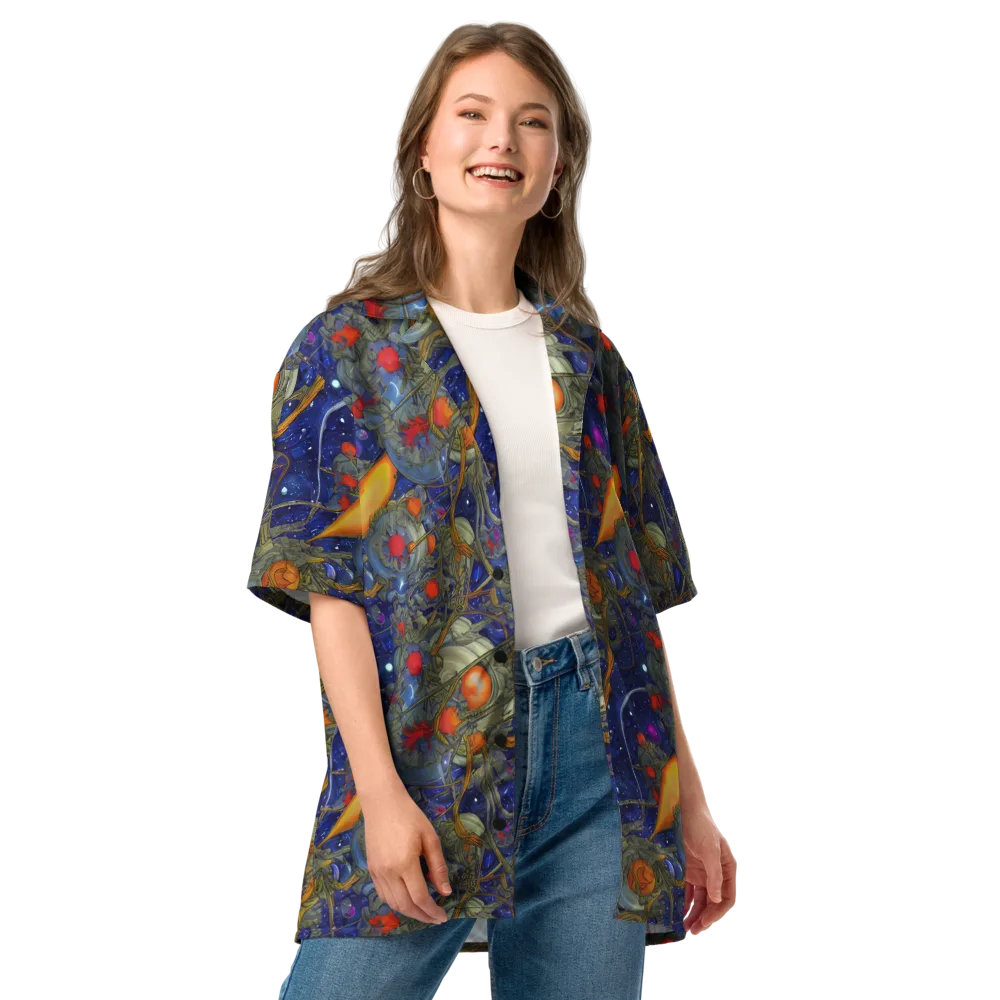 Astral Harvest on Button Shirt — Front