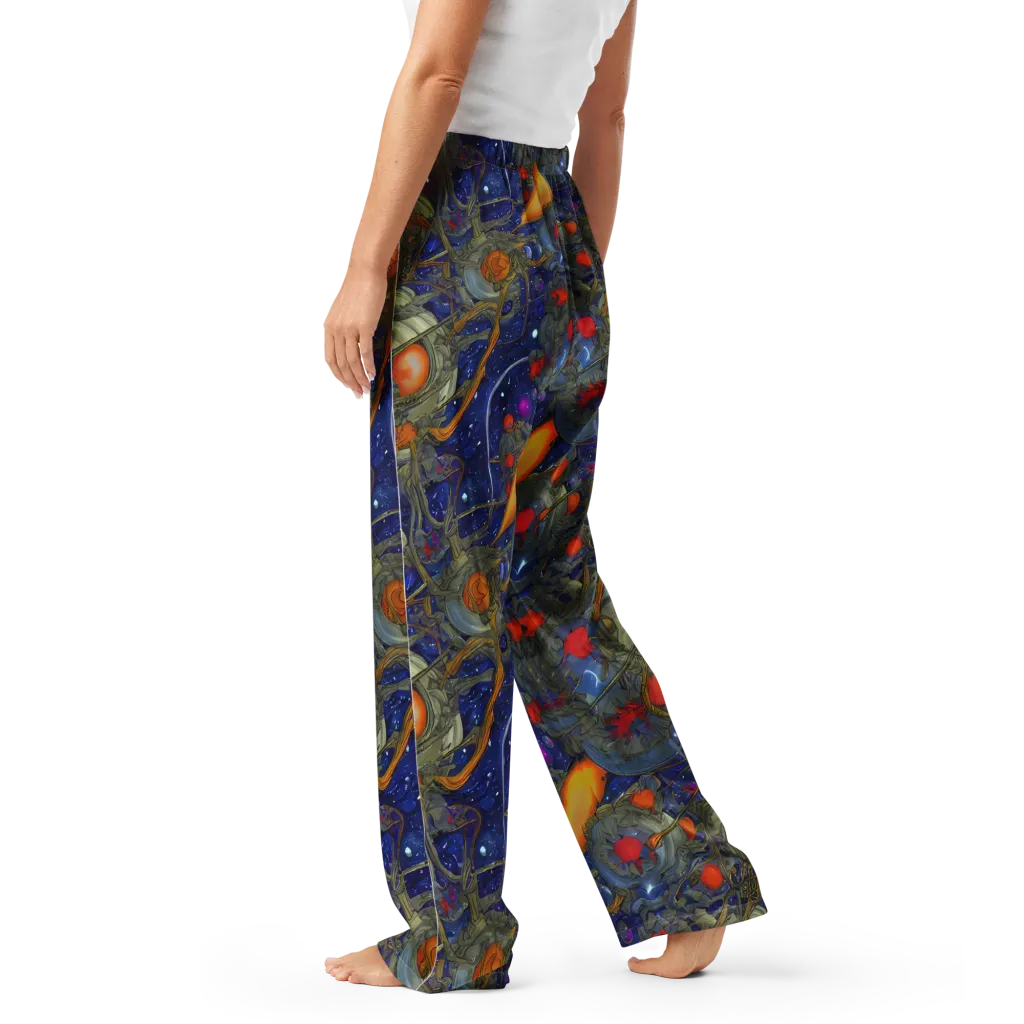 Astral Harvest on Women's Pajama Pants — Left