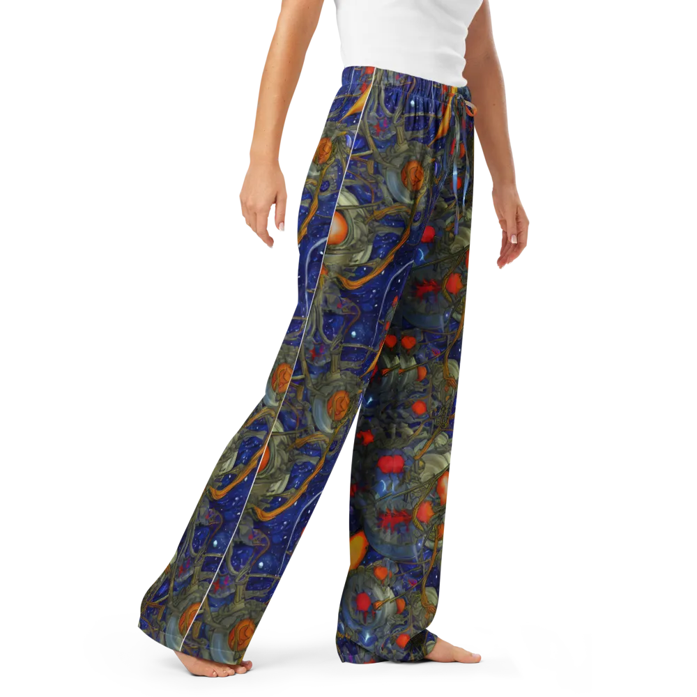 Astral Harvest on Women's Pajama Pants — Right Front