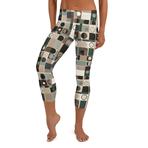Velvet Modulation on a Capri Leggings