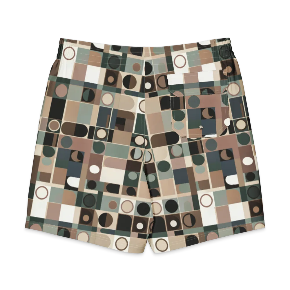 Velvet Modulation on Men's Board Shorts — Back