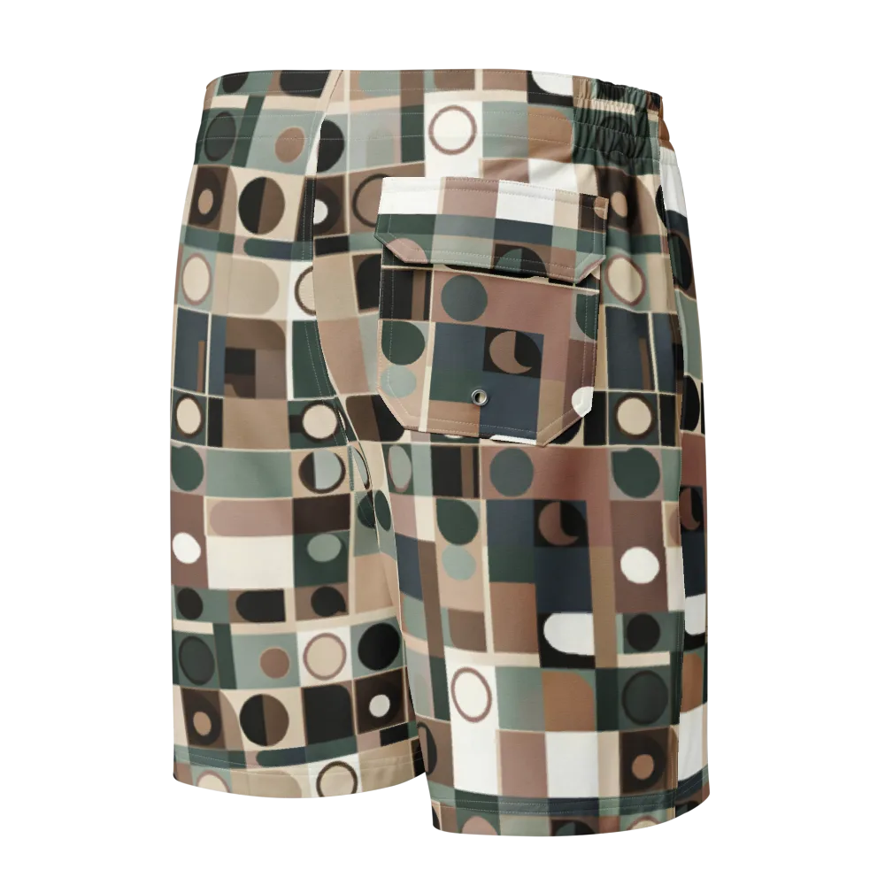 Velvet Modulation on Men's Board Shorts — Back