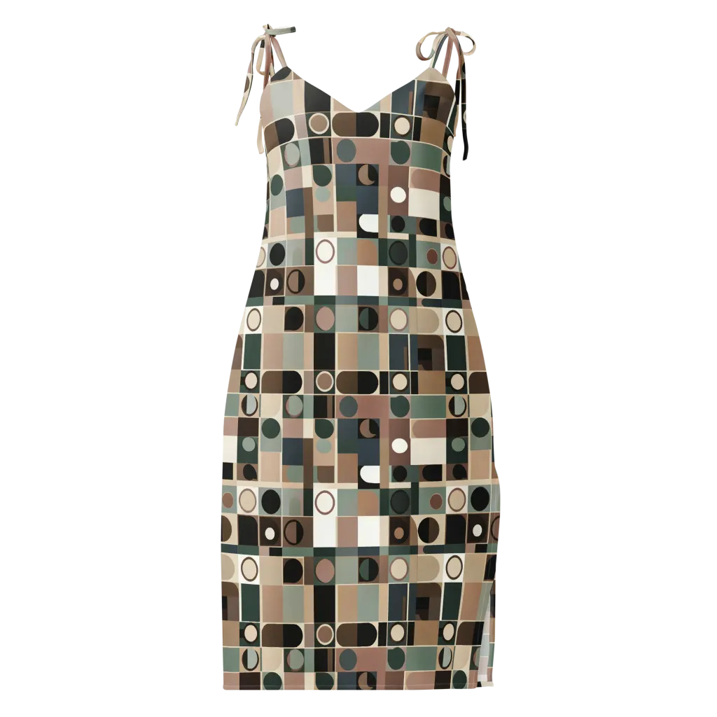 Velvet Modulation on Slip Dress — Front