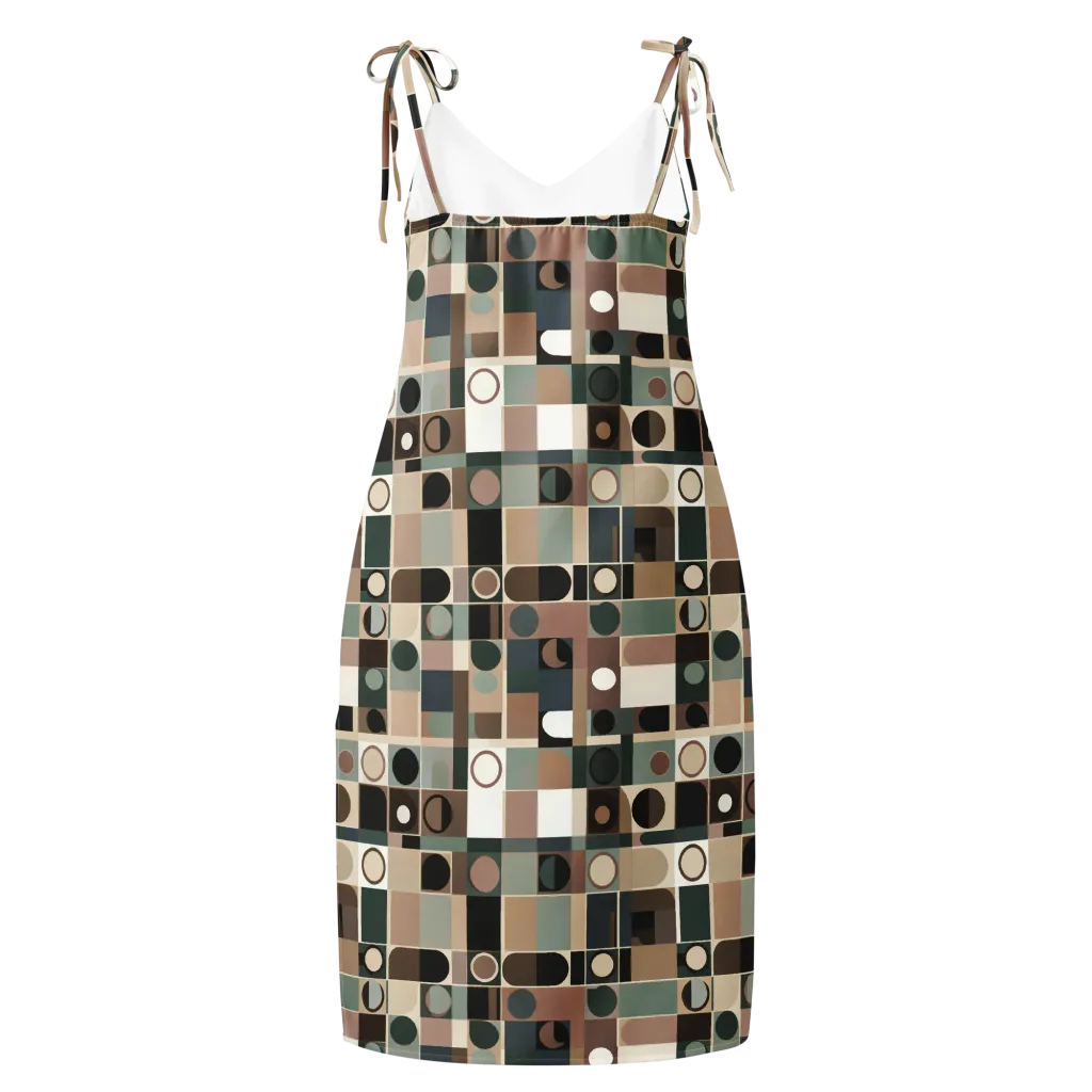 Velvet Modulation on Slip Dress — Back