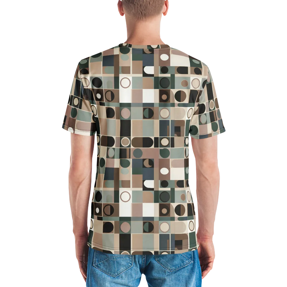 Velvet Modulation on Men's Crew Neck T-Shirt — Back