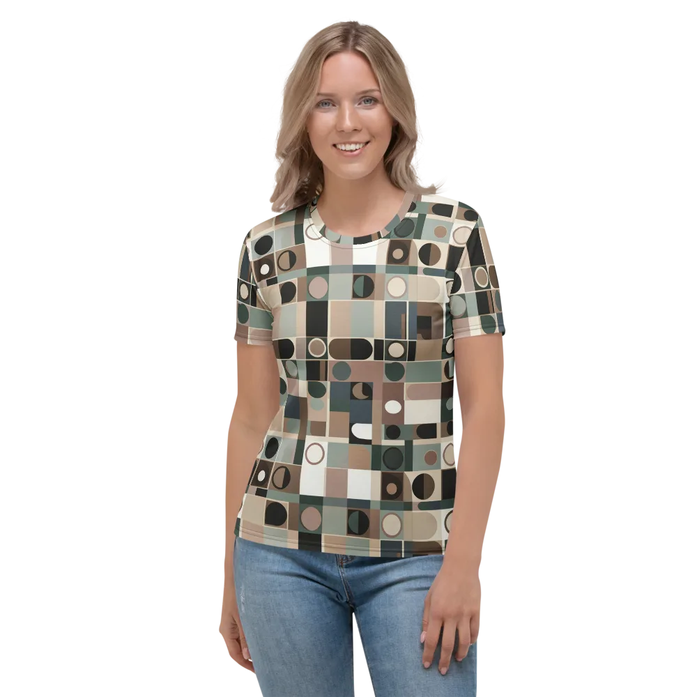 Velvet Modulation on Women's Crew Neck T-Shirt — Front