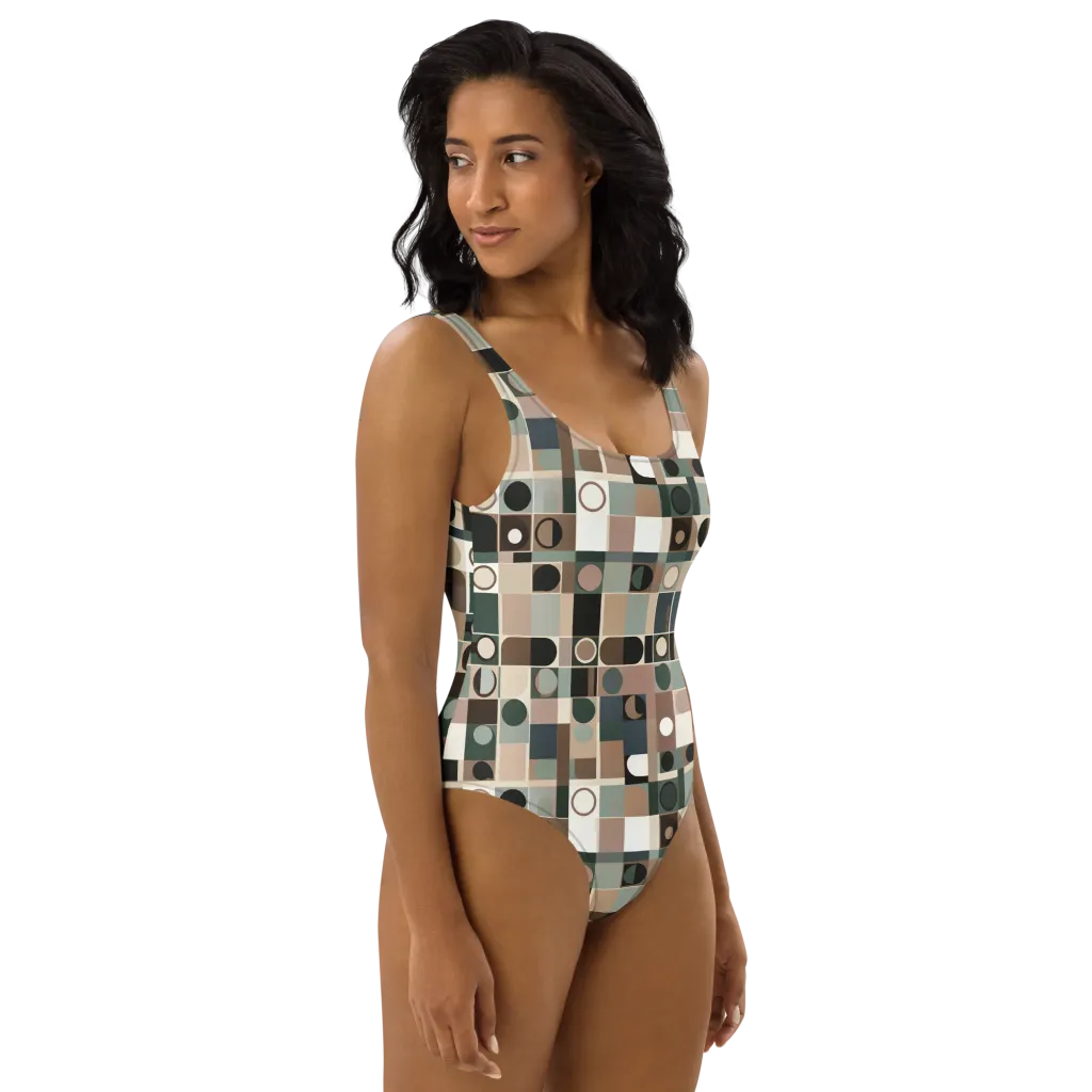 Velvet Modulation on One-Piece Swimsuit — Right