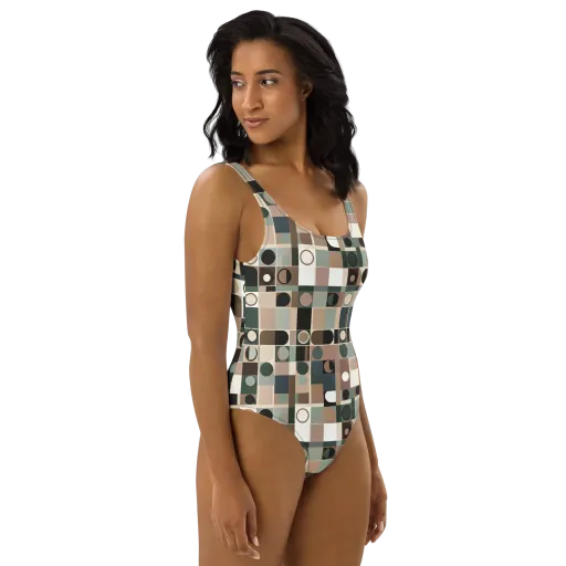 Velvet Modulation on a One-Piece Swimsuit