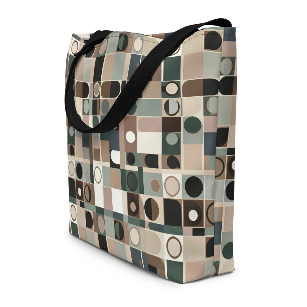 Velvet Modulation on Large Tote Bag W/ Pocket — Front