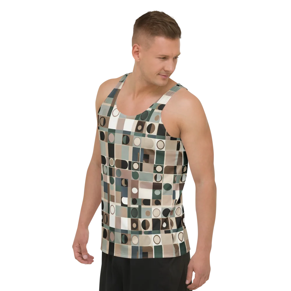 Velvet Modulation on Men's Tank Top — Left Front