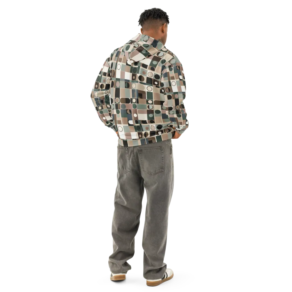 Velvet Modulation on Cotton Hoodie — Back