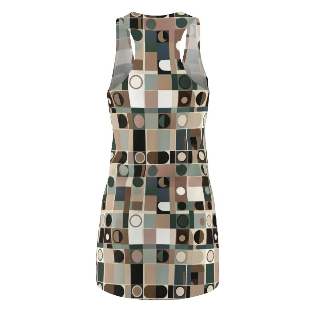 Velvet Modulation on Racerback Dress — Back