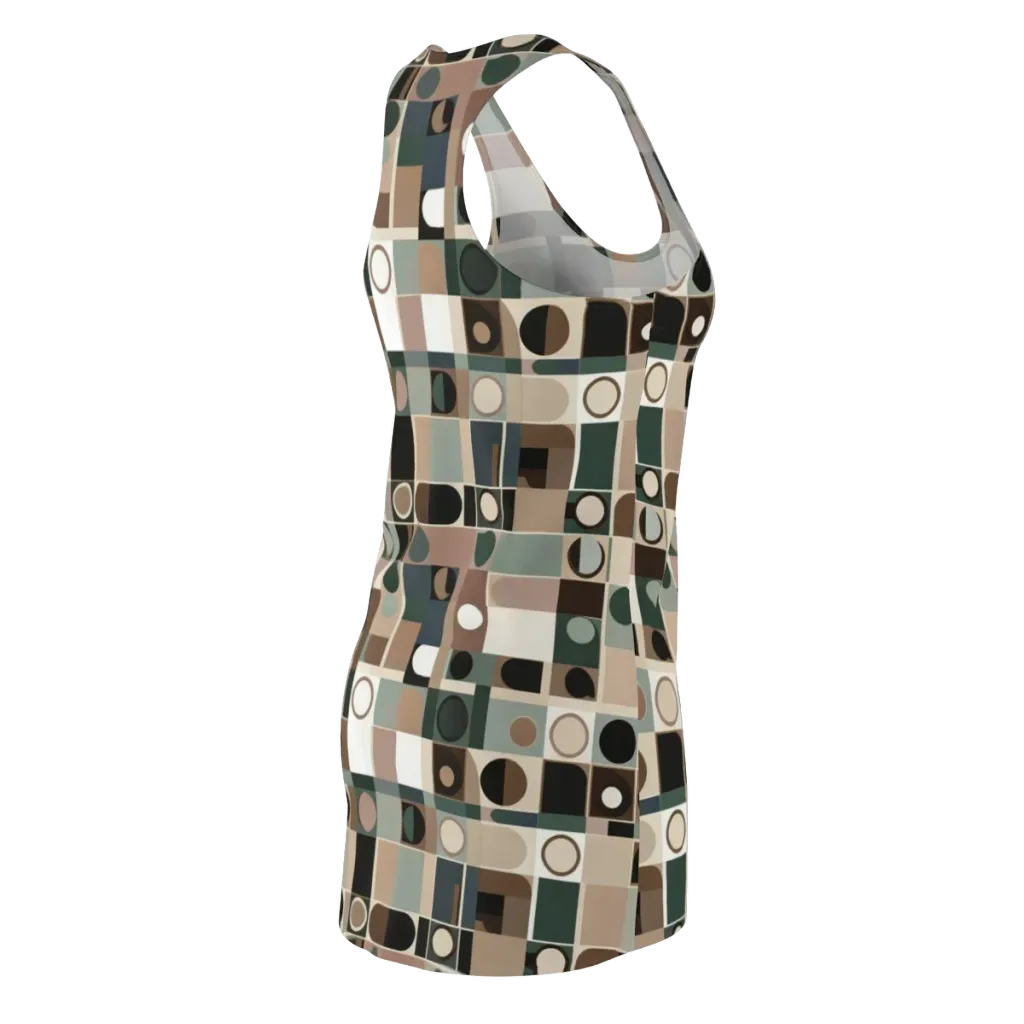 Velvet Modulation on Racerback Dress — Back Side