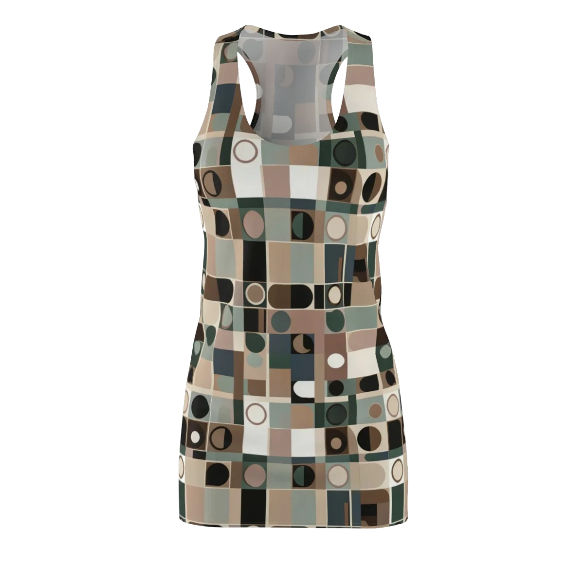 Velvet Modulation on Racerback Dress — Front