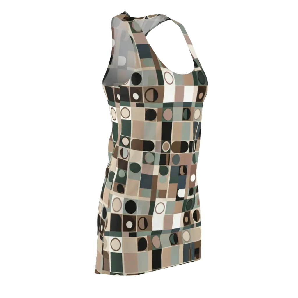 Velvet Modulation on Racerback Dress — Front Side