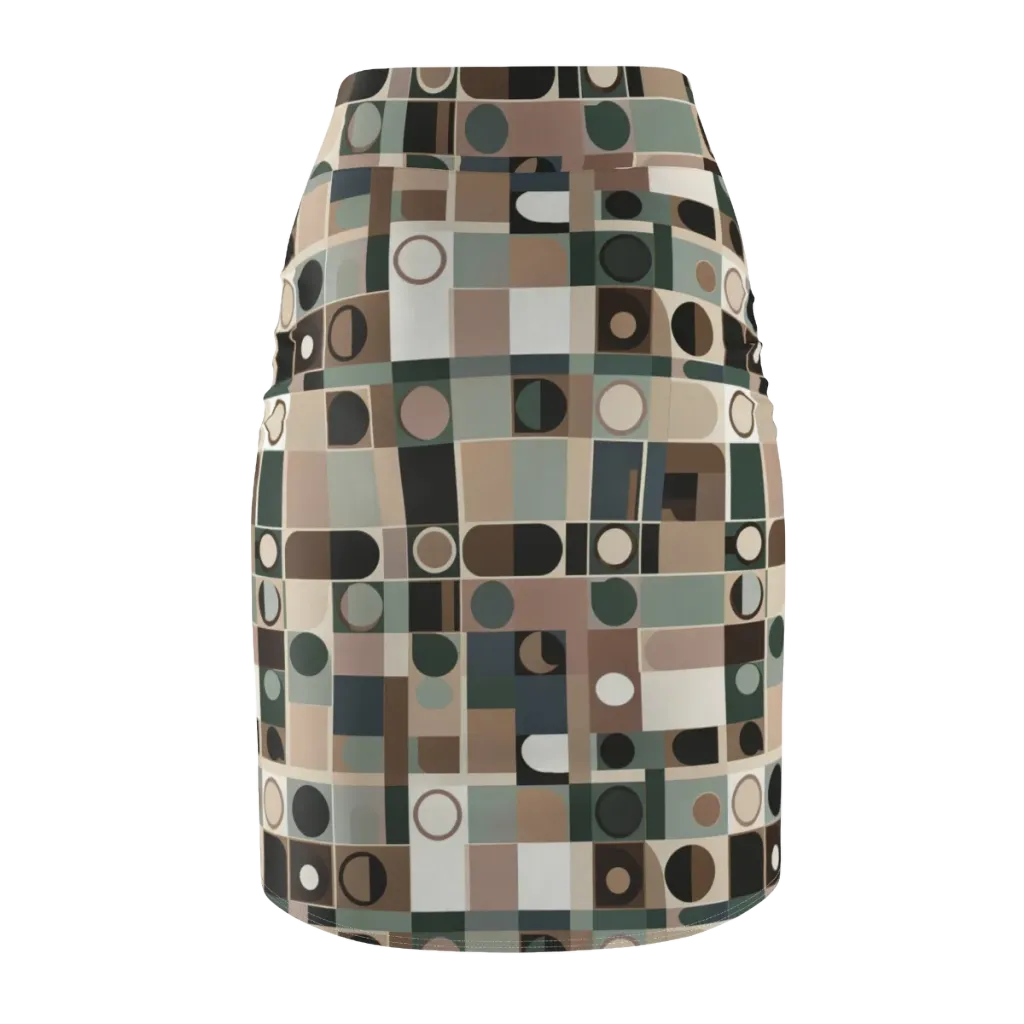Velvet Modulation on Pencil Skirt — Back