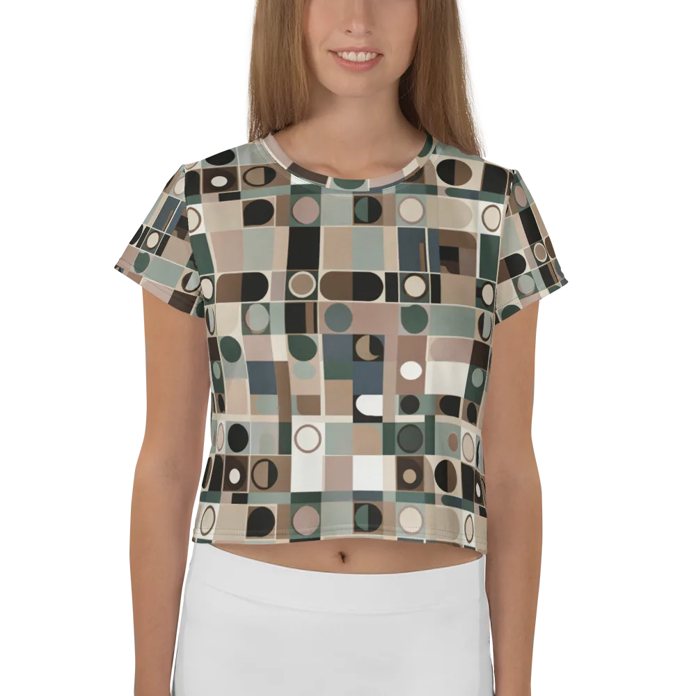 Velvet Modulation on Crop Tee — Front