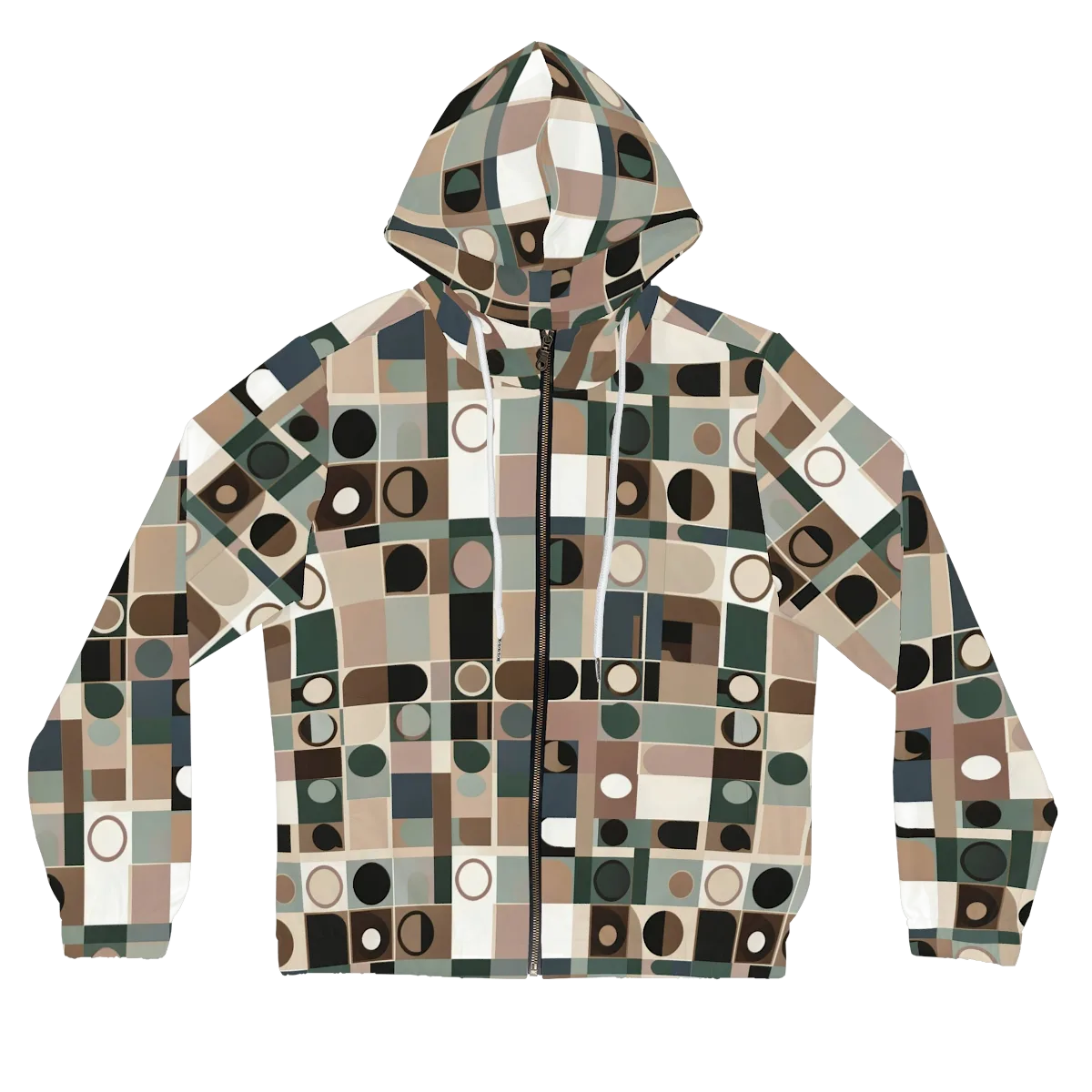 Velvet Modulation on Women's Full-Zip Hoodie — Front